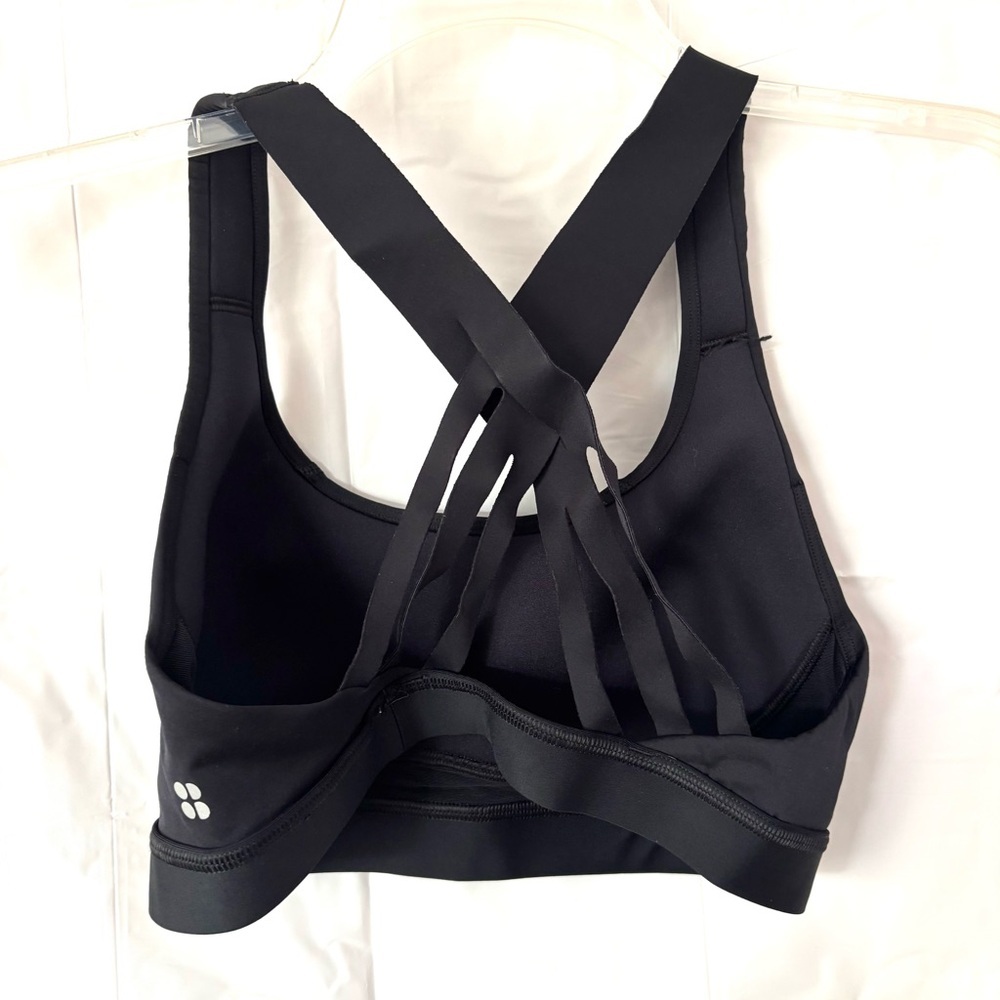 NWOT Sweaty Betty London Circut Black Sports Bra Workout SZ S - Picture 5 of 9